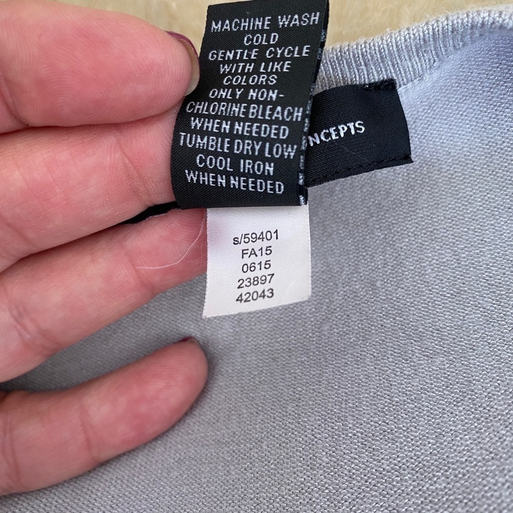 INC Faux Suede Vest - Picture 8 of 9